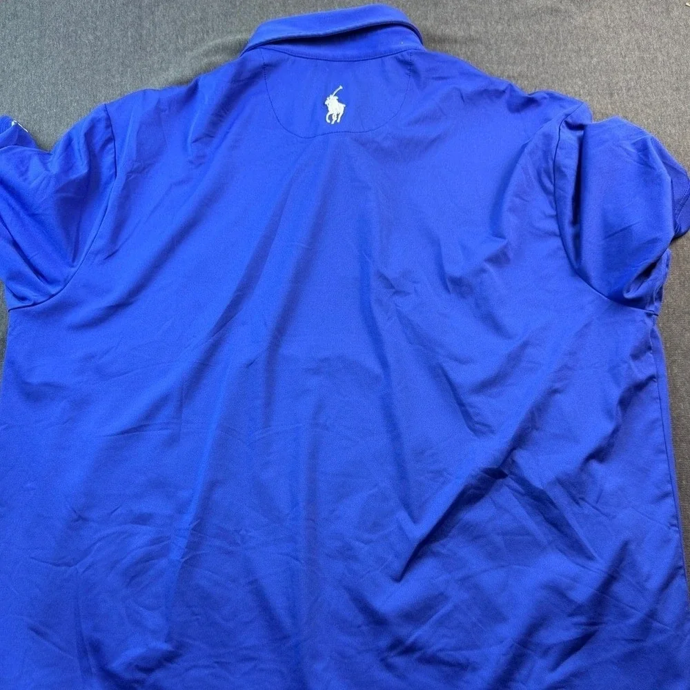 Polo Golf Ralph Lauren Men's Blue KitchenAid Senior PGA‎ Golf Polo Shirt
